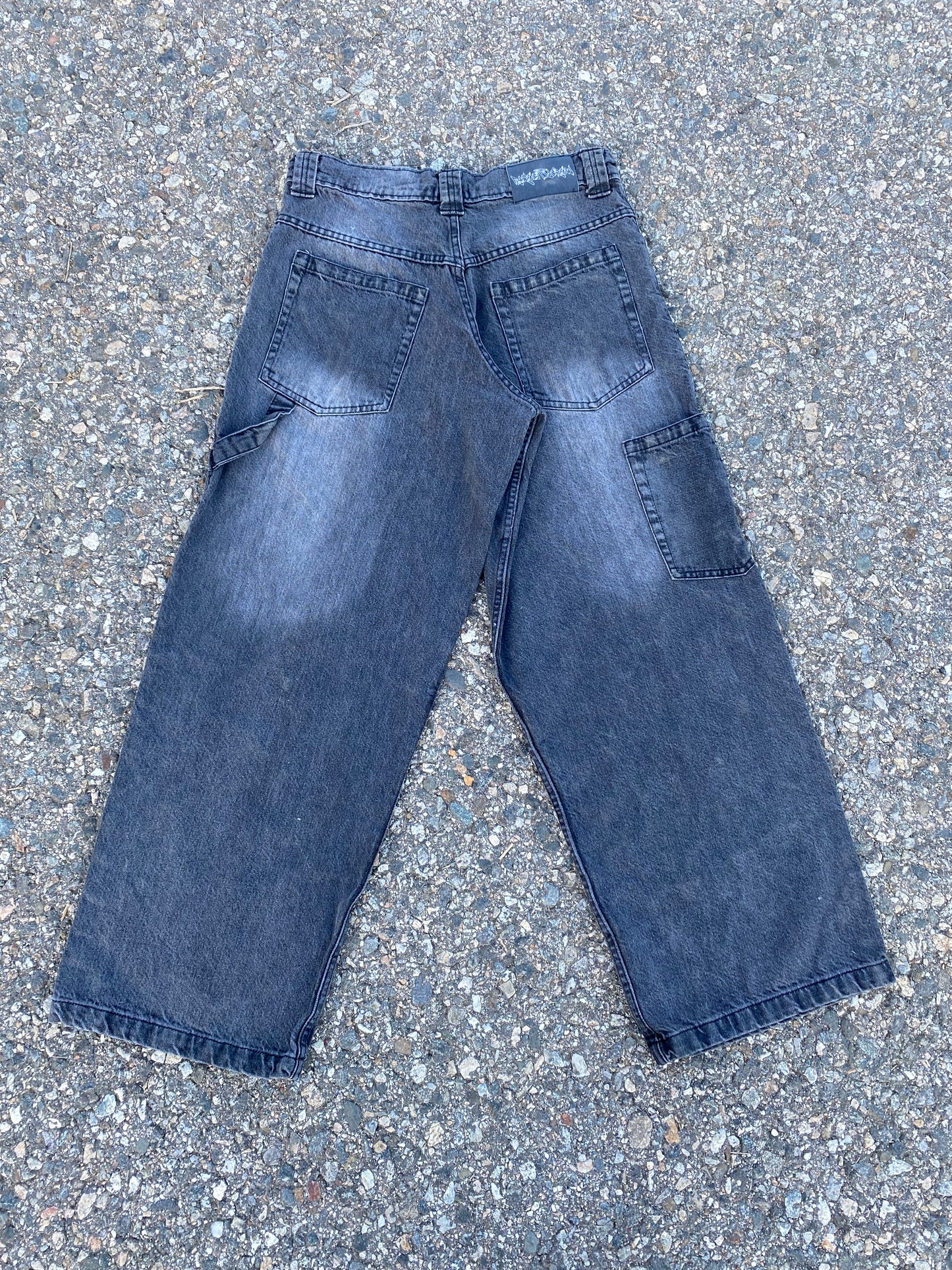 Faded Grey Carpenter Pants