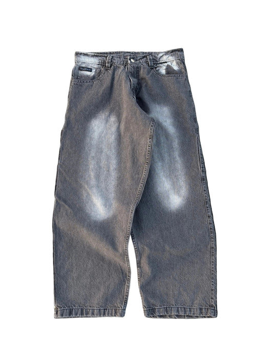 Faded Gray Carpenter Denim