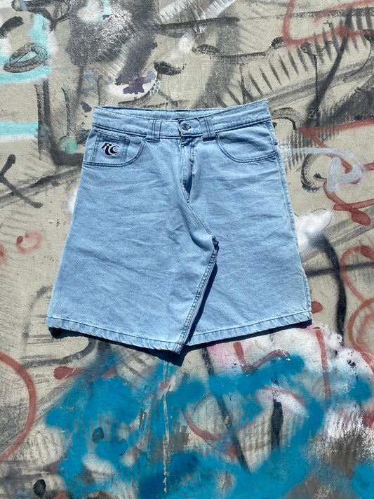 Light Wash Jorts
