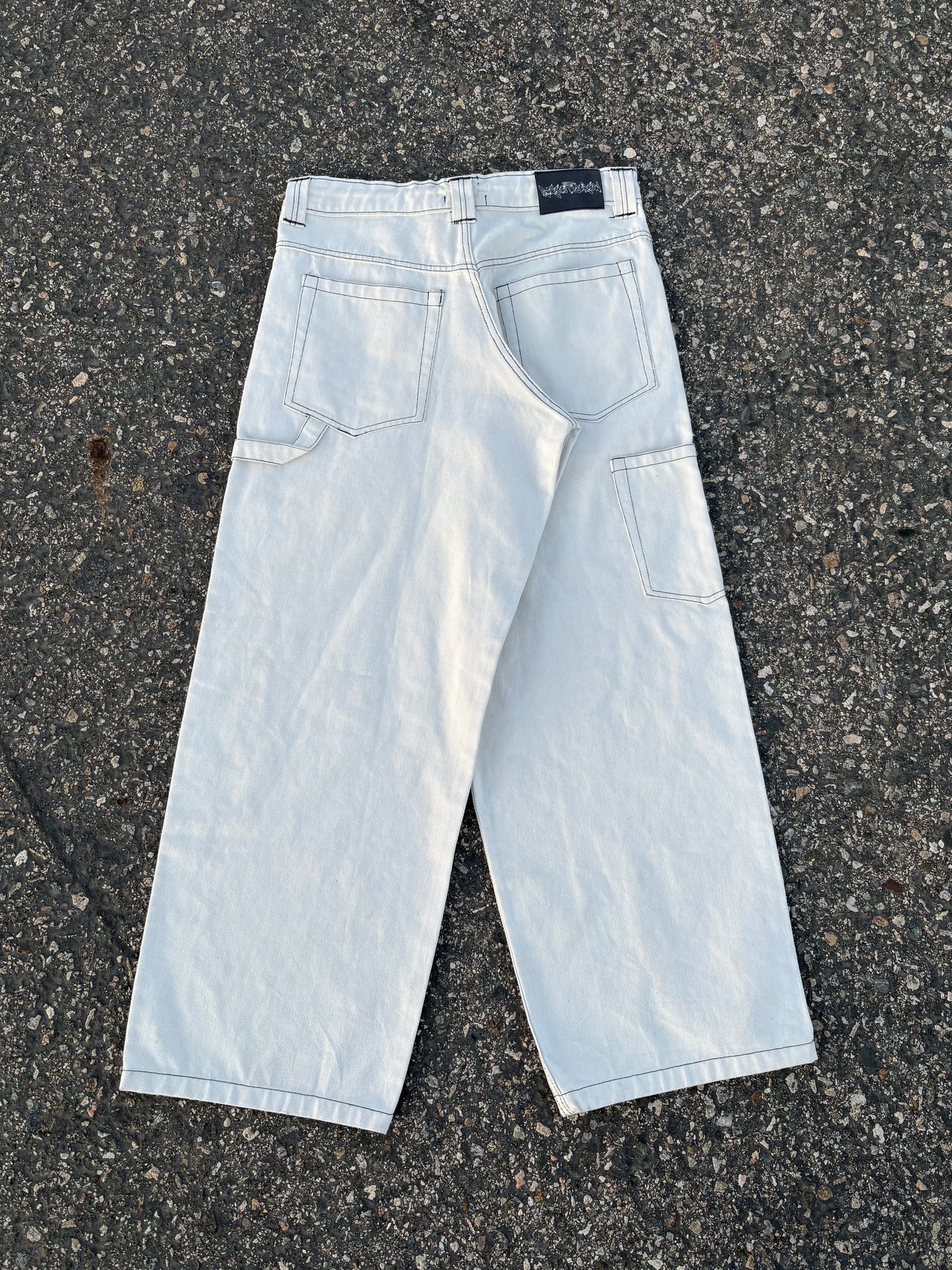 White Carpenter Pants