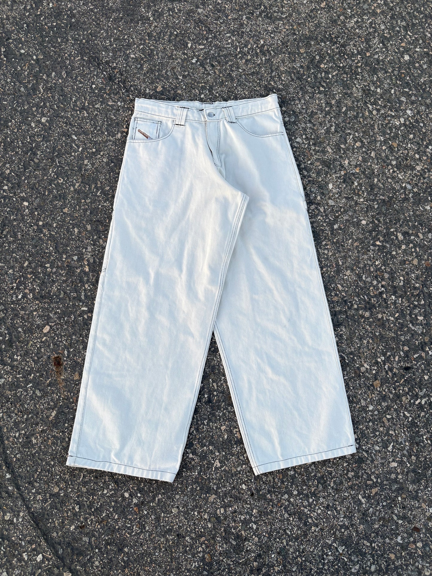White Carpenter Pants