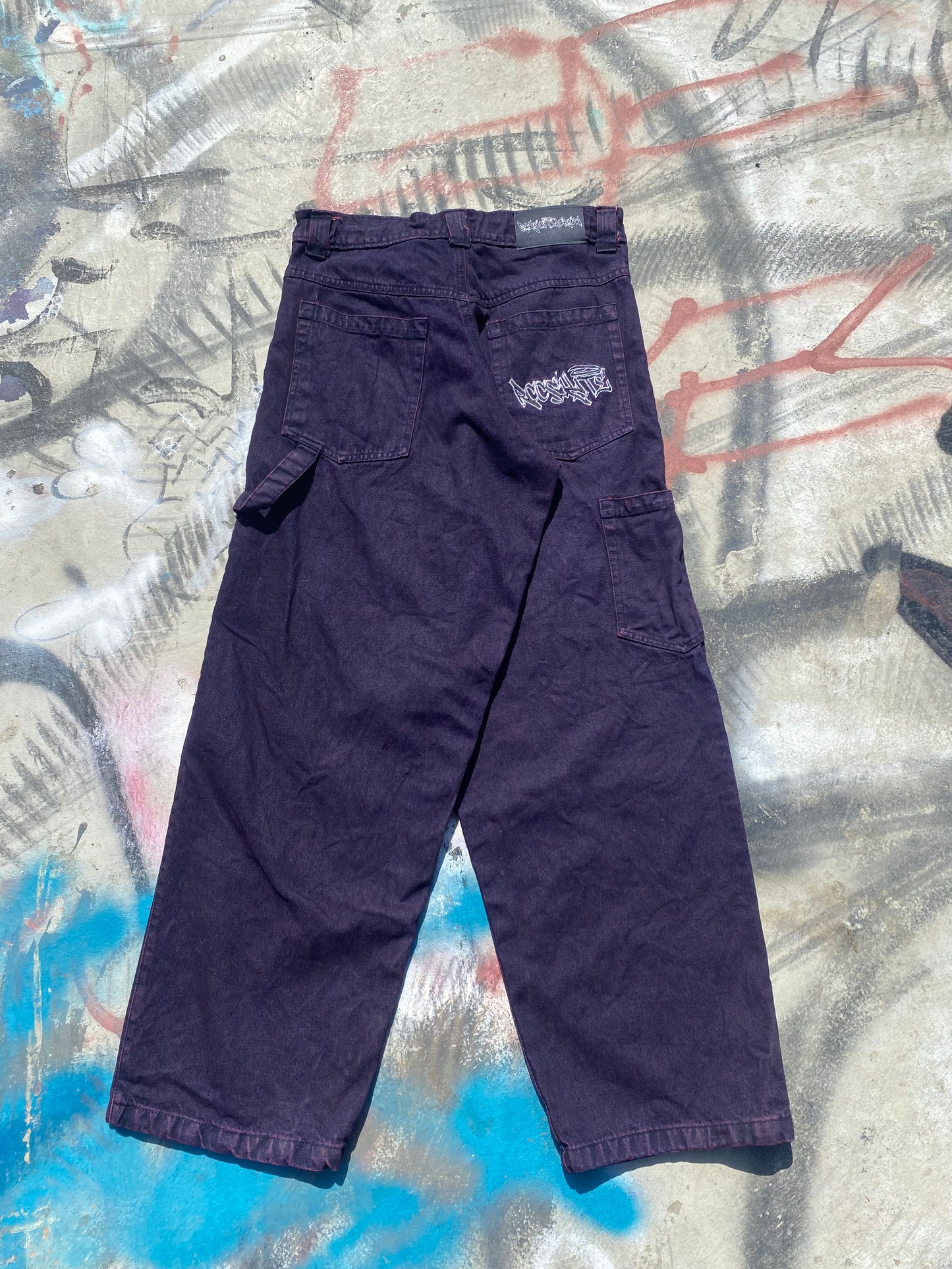 Purple Carpenter Pants