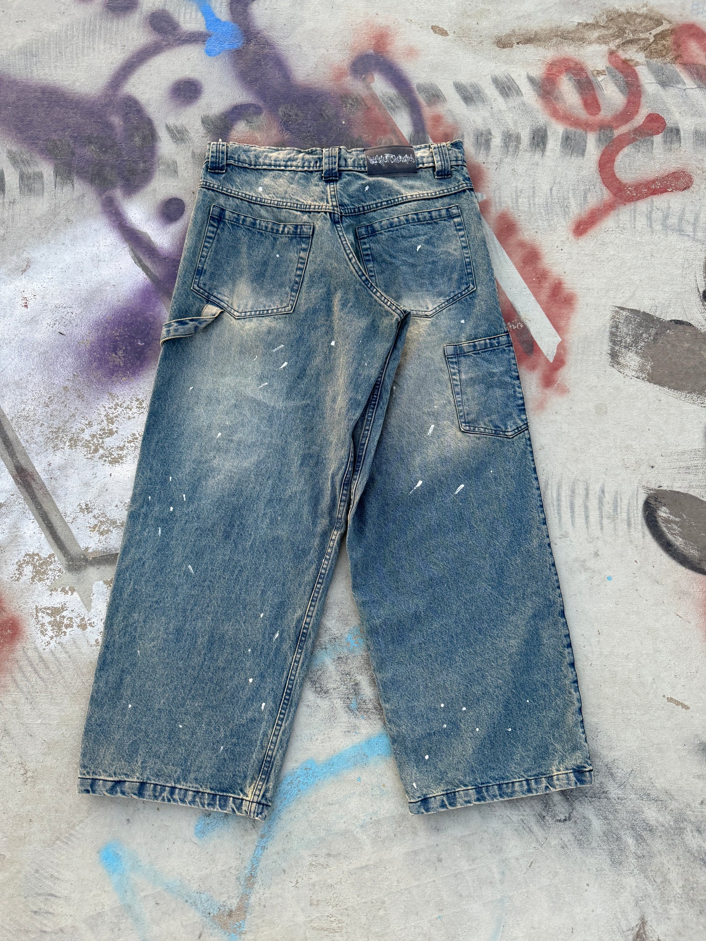 Paint Splatter Denim