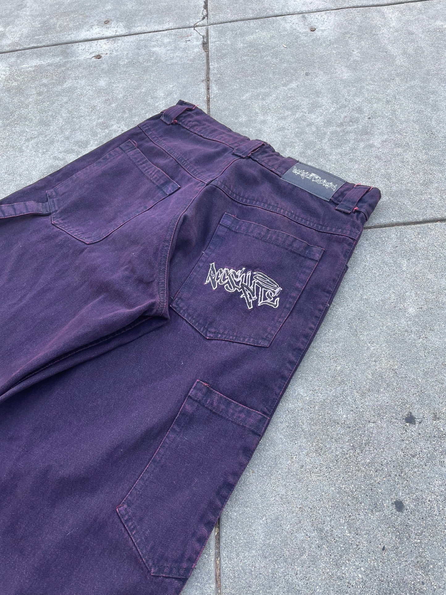 Purple Carpenter Pants