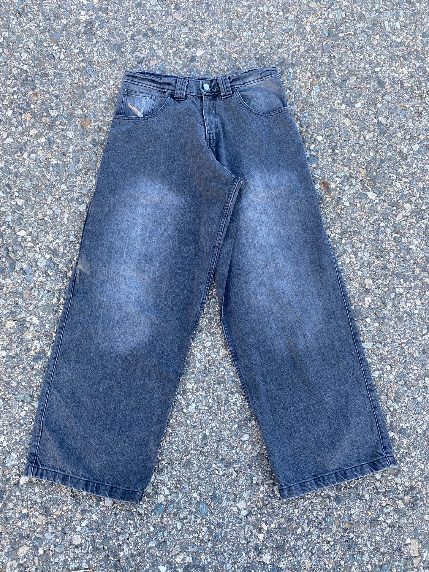 Faded Grey Carpenter Pants