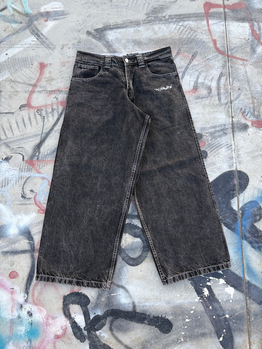 White Contrast Stitch Denim