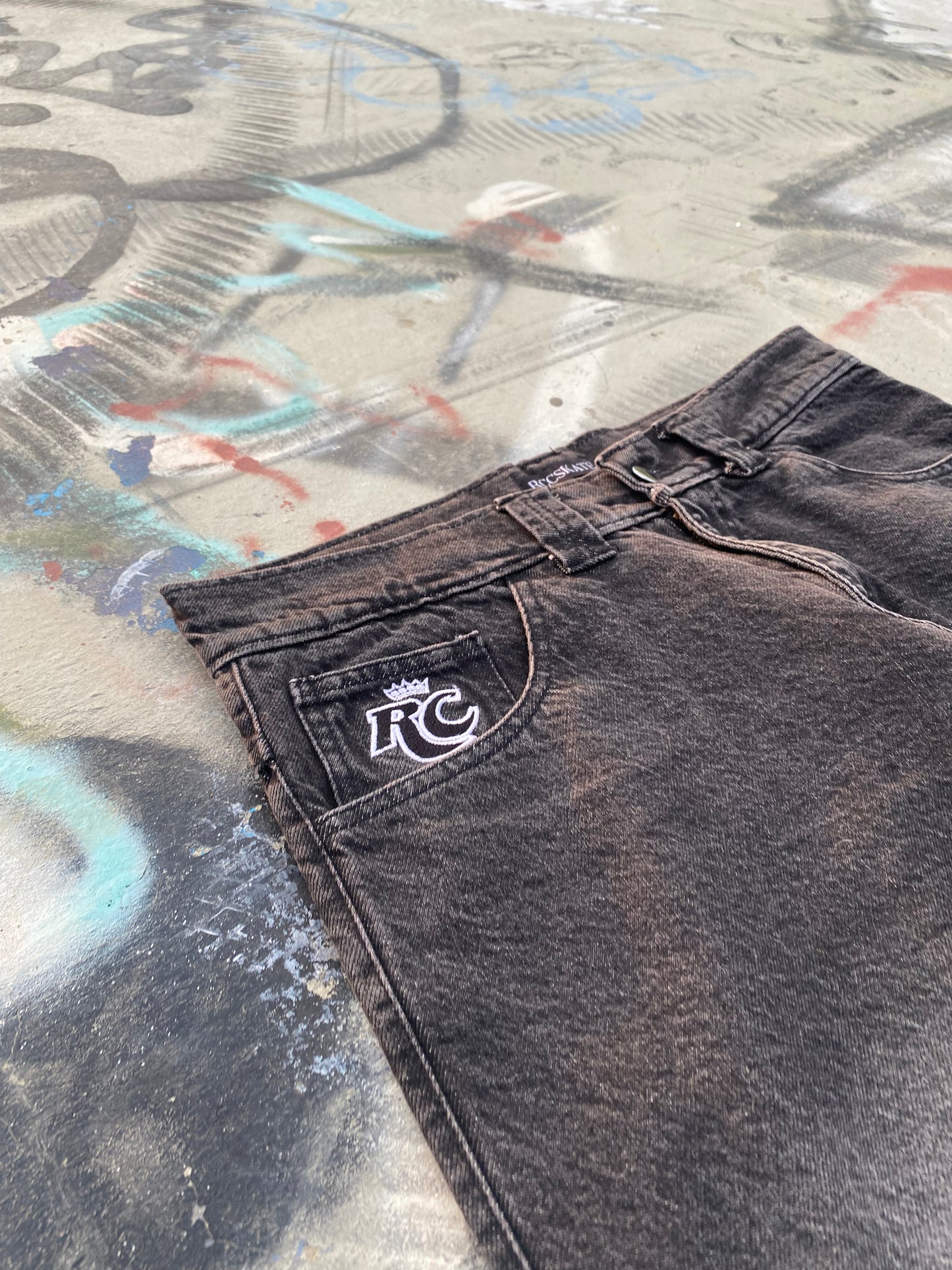Faded Grey Carpenter Pants